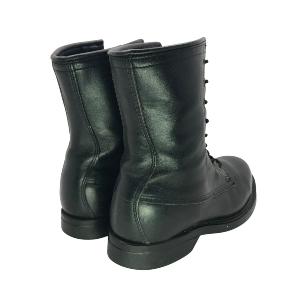 Wolverine World Wide 1992 Combat Boots Mens 5W Black Leather Steel Toe USA - Picture 6 of 15